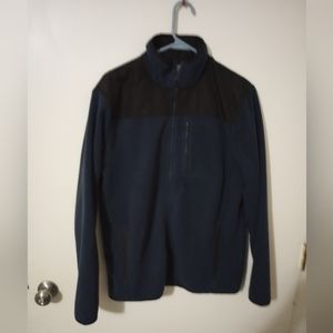 Calvin Klein men's fleece full zip size large Blue